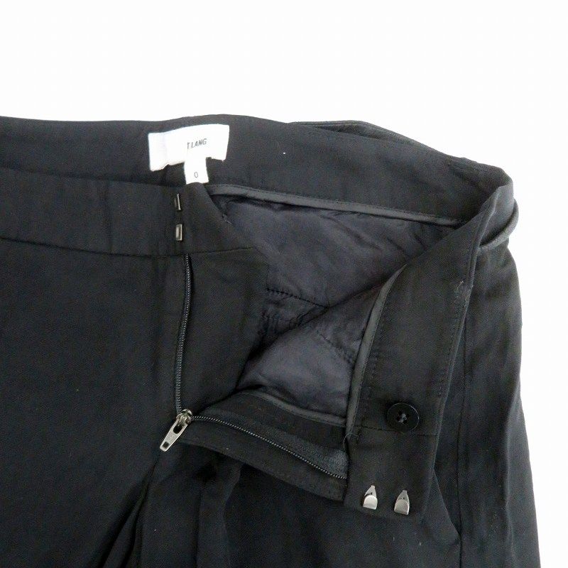 ヘルムートラング HELMUT LANG テーパードパンツ ロング丈 ベルト付き