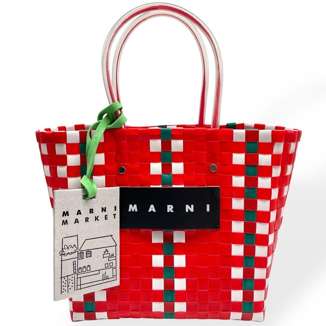 【メルカリ最安値】マルニ marni カフェフラワーバッグ　かごバック　ピンク 専用です 未使用 マルニ marni かごバッグ ピンク - メルカリ