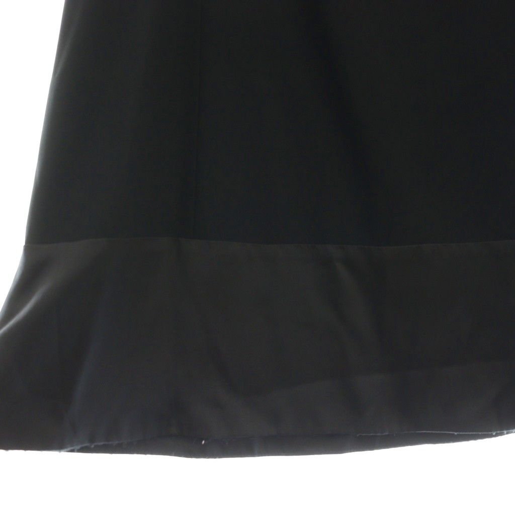 モスキーノ MOSCHINO ロングスカート セミフレア I42 黒 /NR □GY57