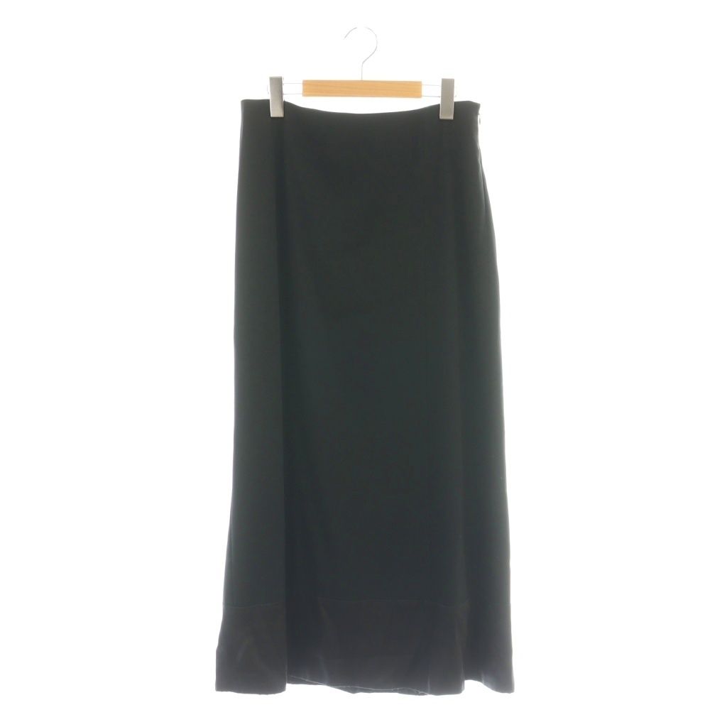 モスキーノ MOSCHINO ロングスカート セミフレア I42 黒 /NR □GY57