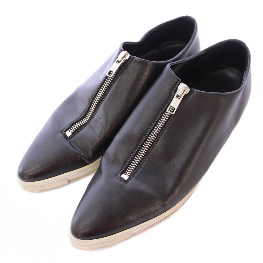 STELLA McCARTNEY ブラックレザーシューズ ステラマッカートニー STELLA McCARTNEY ローカットシューズ ポイン