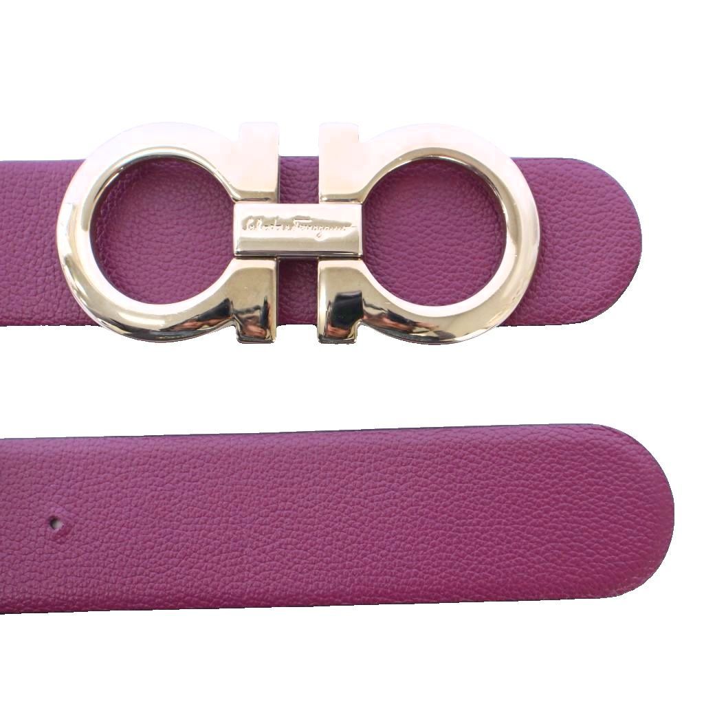 Salvatore Ferragamo くすみピンク ベルト サルヴァトーレフェラガモ Salvatore Ferragamo ベルト レザー