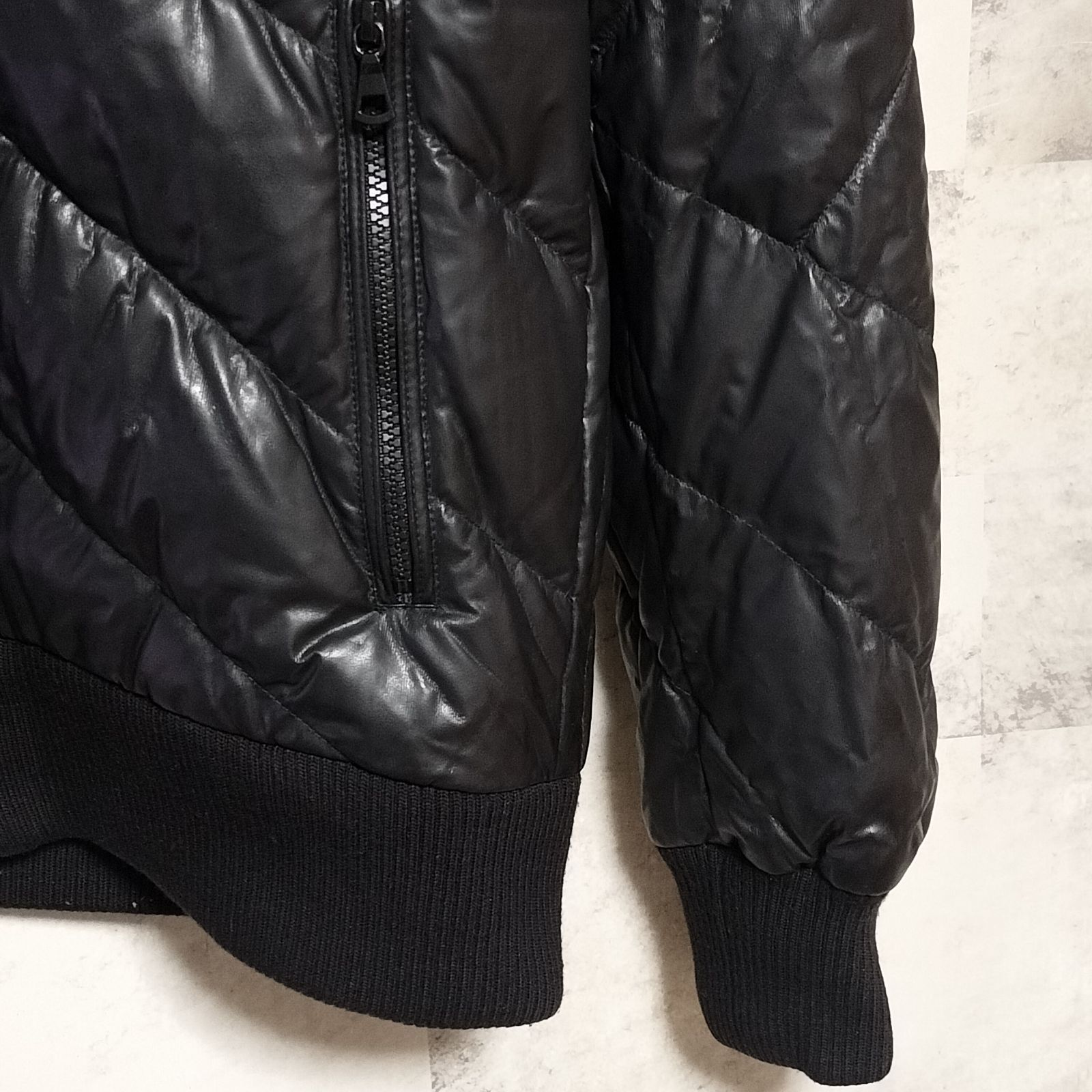 OLD UNIQLO 3way ファー付き ダウンジャケット XLサイズ ブラック 黒色 