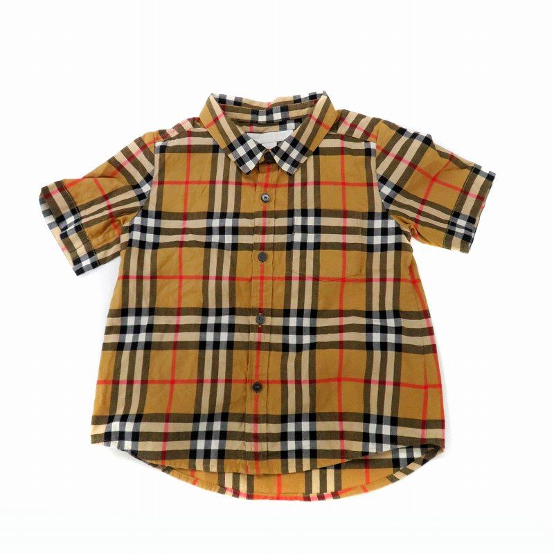 バーバリー チルドレン BURBERRY CHILDREN カジュアルシャツ 半袖