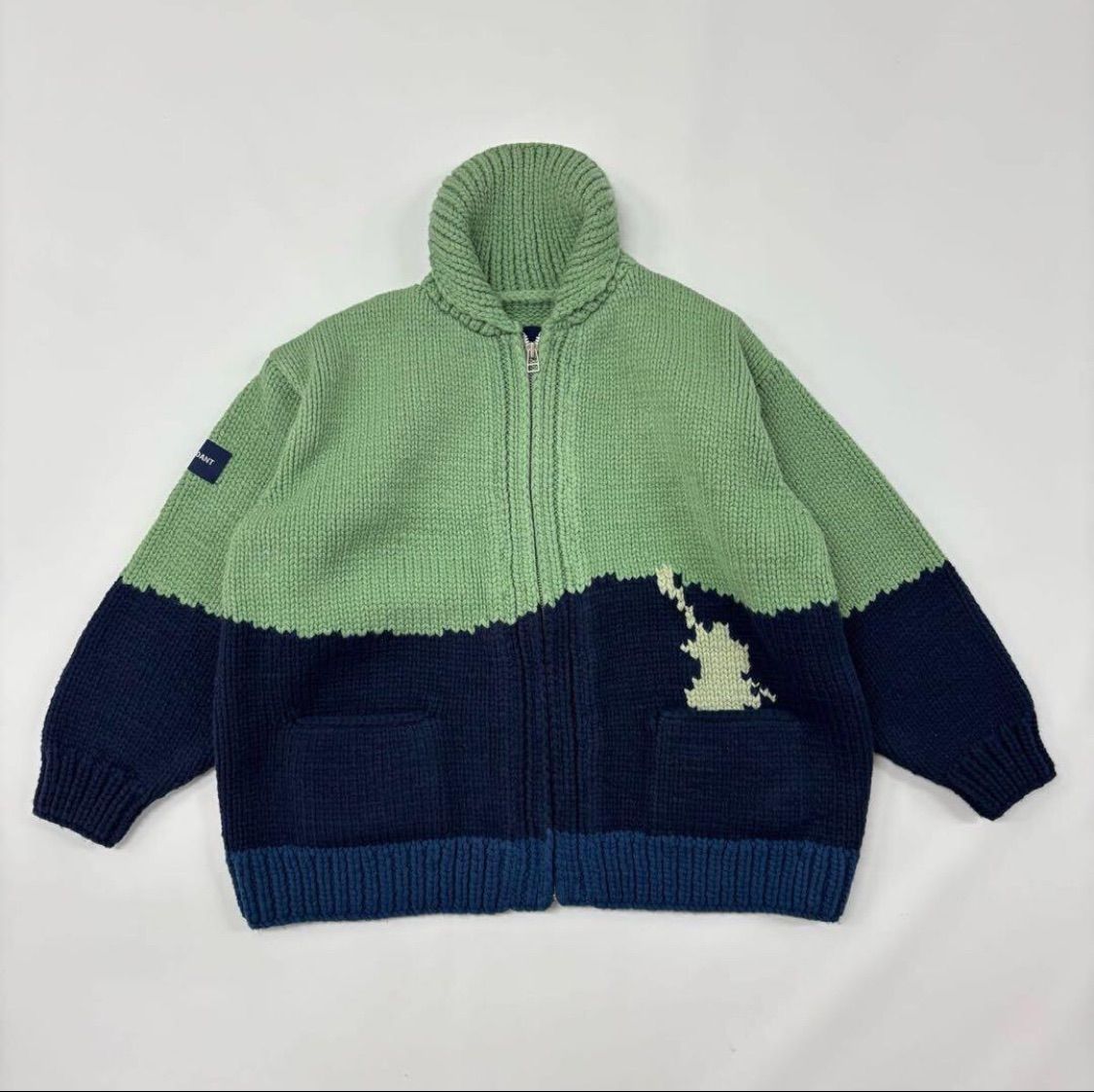 24aw 2024 新品 DESCENDANT ディセンダント DAWN COWICHAN SWEATER