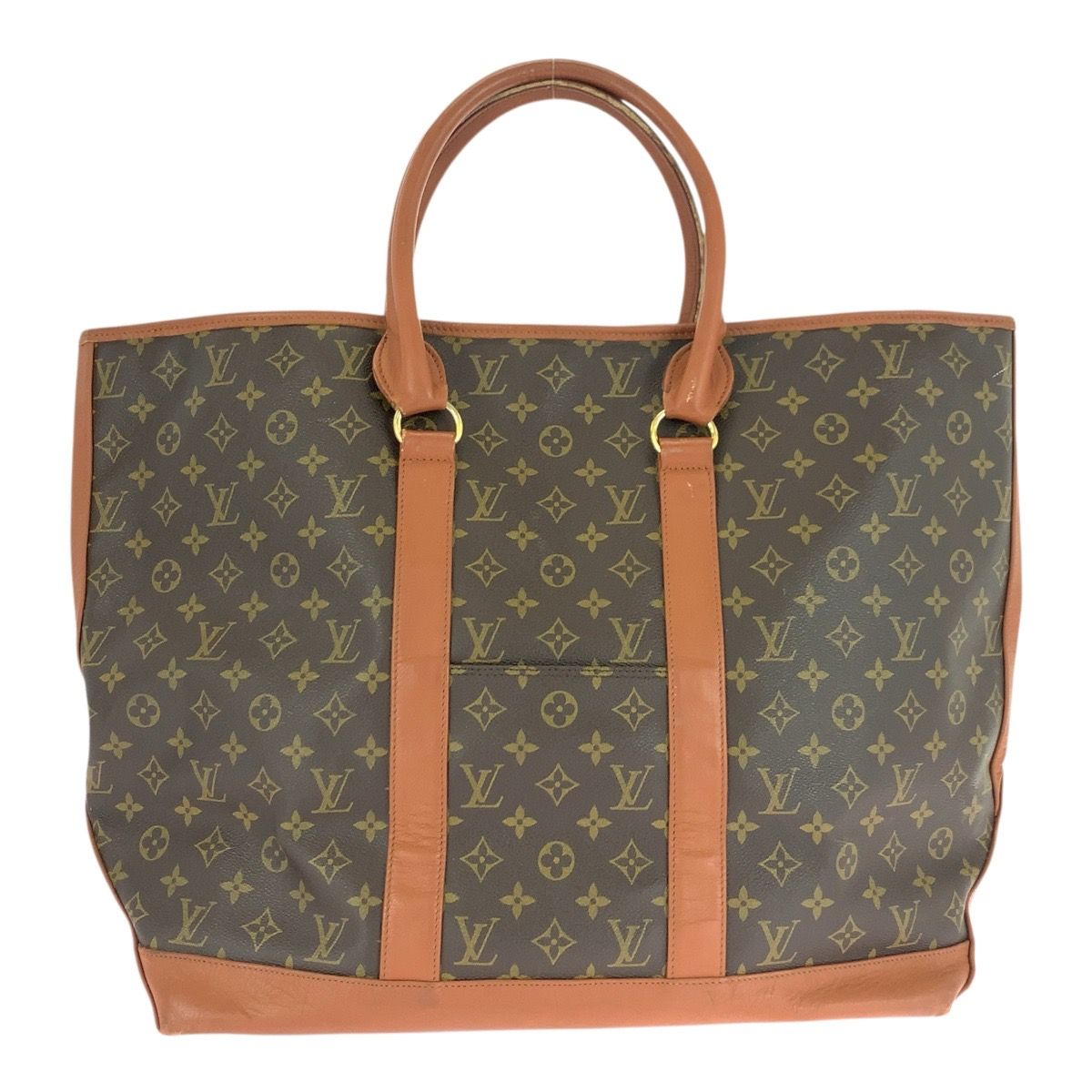 LOUIS VUITTON / サック・ウィークエンドGM_モノグラム・キャンバス/PVC/BRW LOUIS VUITTON ルイヴィトン モノグラム サック ウィークエンド GM