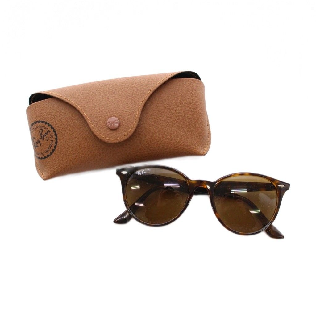 レイバン RAY BAN POLARIZED サングラス べっ甲柄 53□19 150 茶