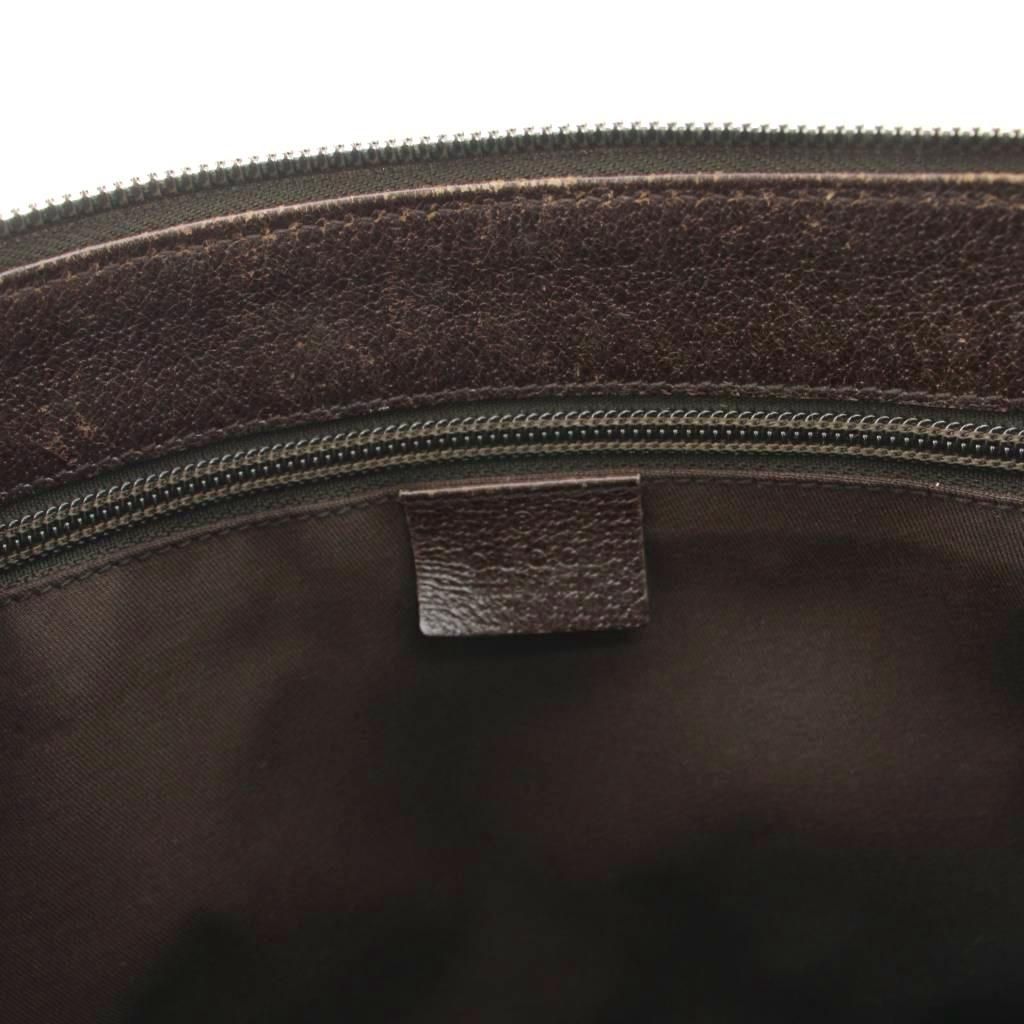 グッチ GUCCI ショルダーバッグ キャンバス GG柄 レザー ベージュ 茶