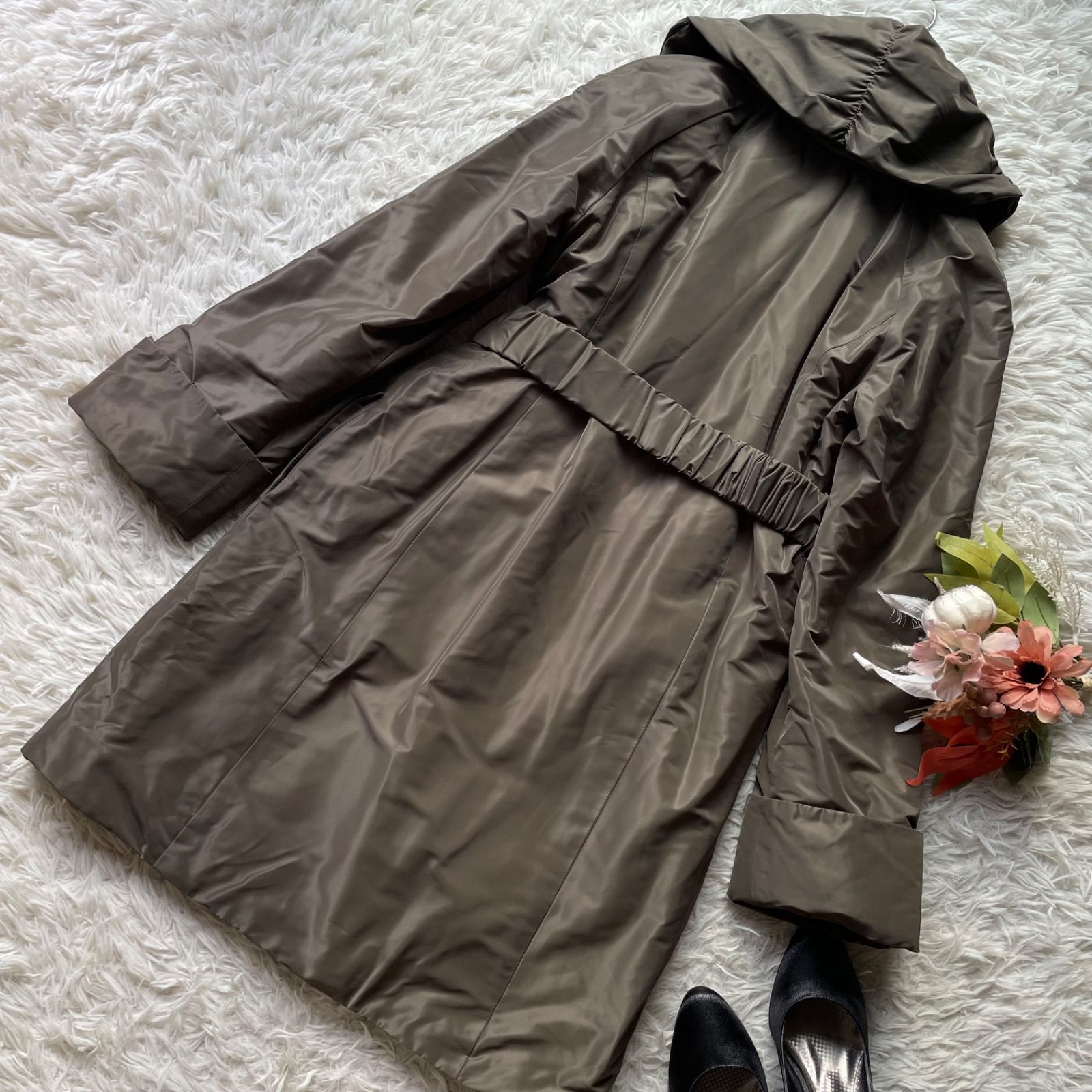 良品 ヴィヴィアンタム VIVIENNE TAM 中綿シルク100％ ショールカラー