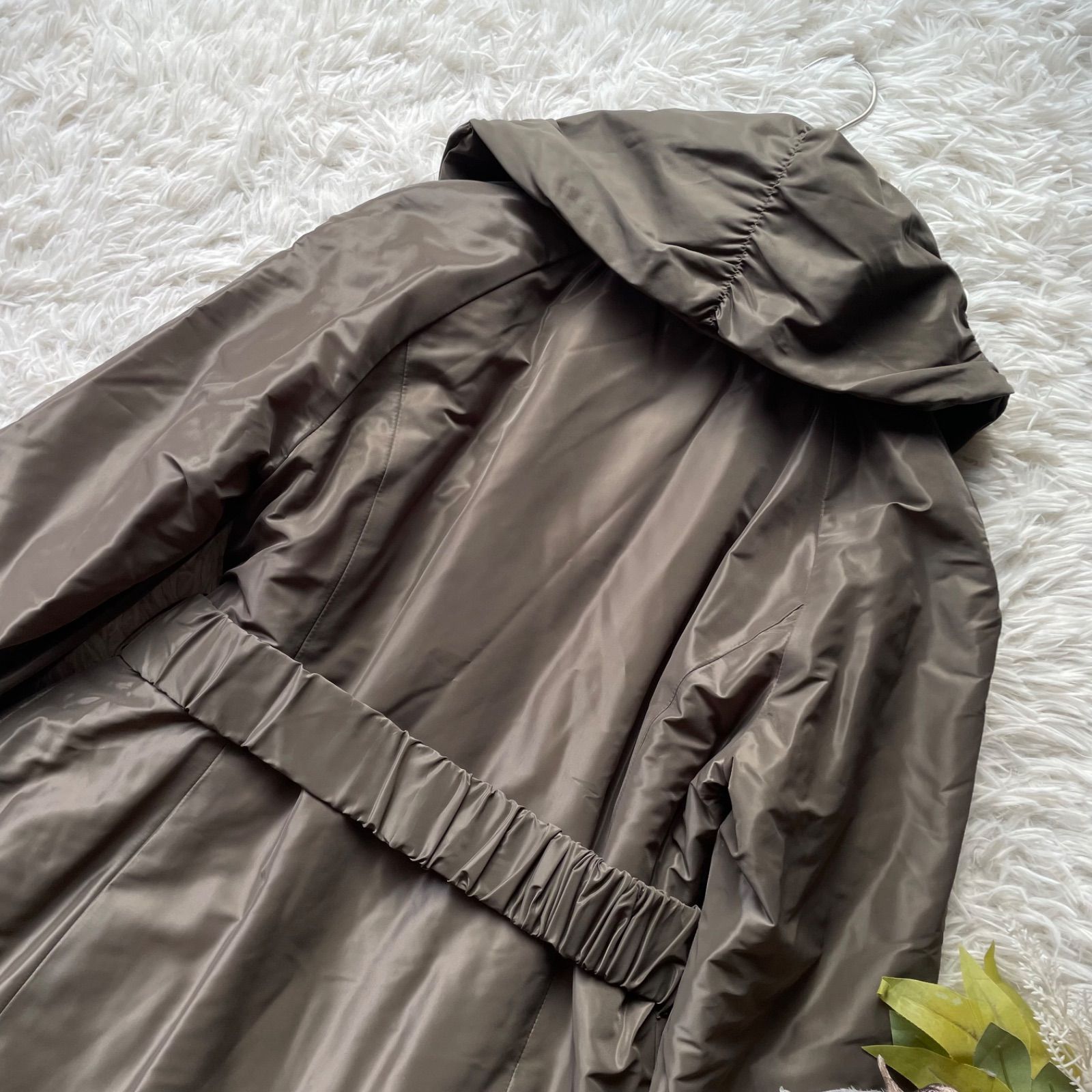 良品 ヴィヴィアンタム VIVIENNE TAM 中綿シルク100％ ショールカラー