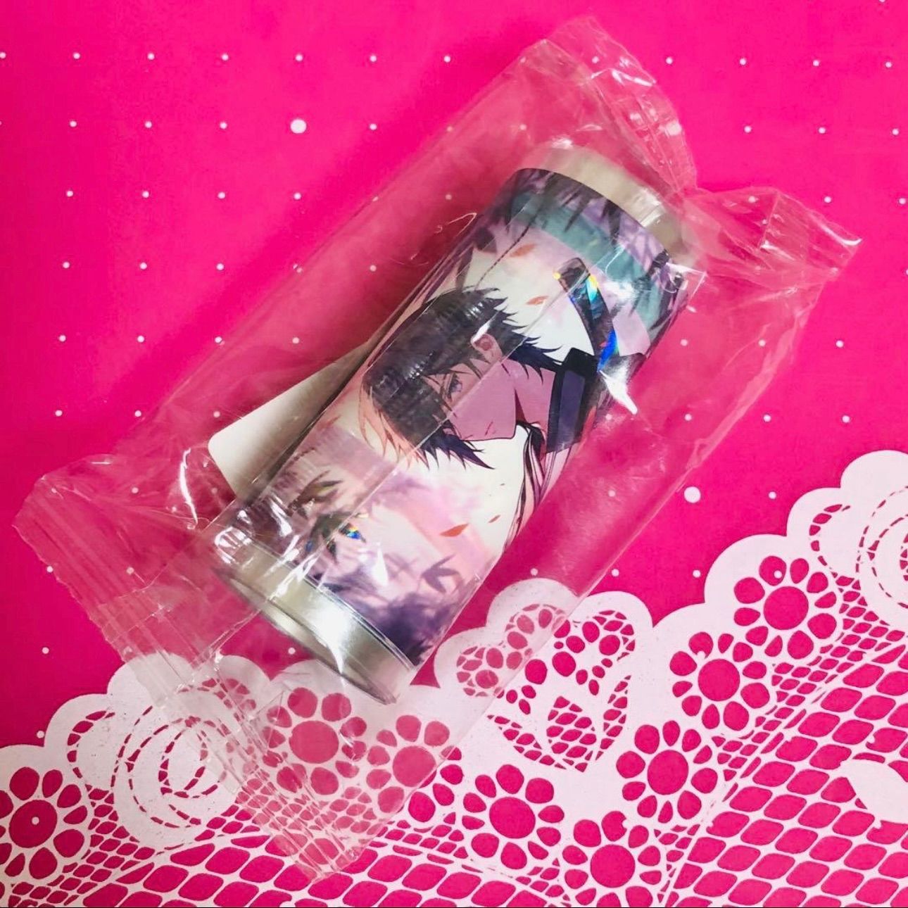 贝壳光 风吹雪6cm×2m 海外マスキングテープ 海外マステ 人物 男性