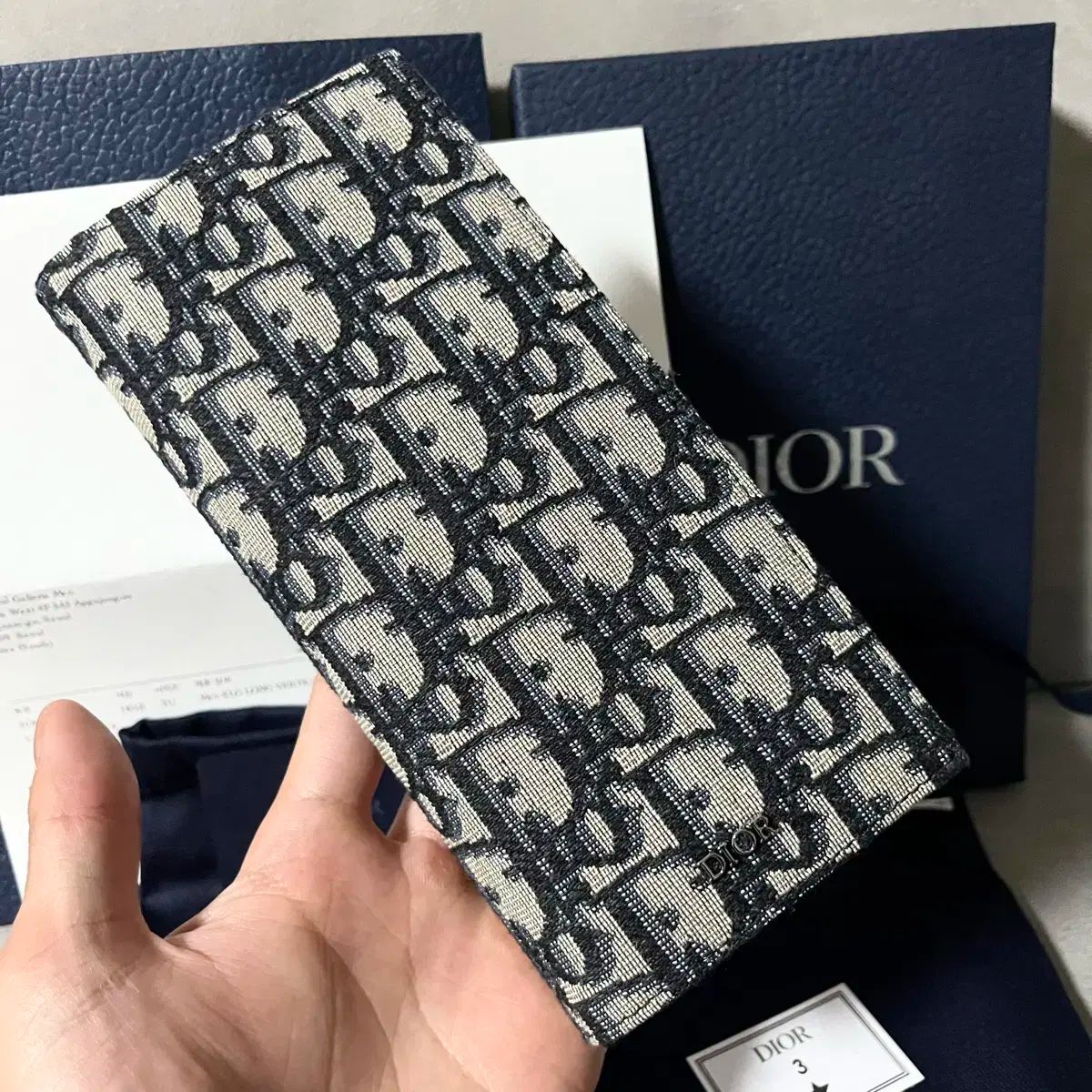 フルセット Dior オブリーク 長財布