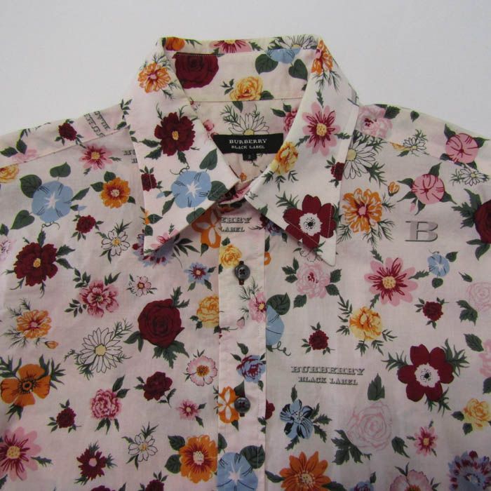 Yuki！入手困難 バーバリー ブラックレーベル 花柄 半袖 Yuki様専用！入手困難 バーバリー ブラックレーベル 花柄 半袖 - メルカリ