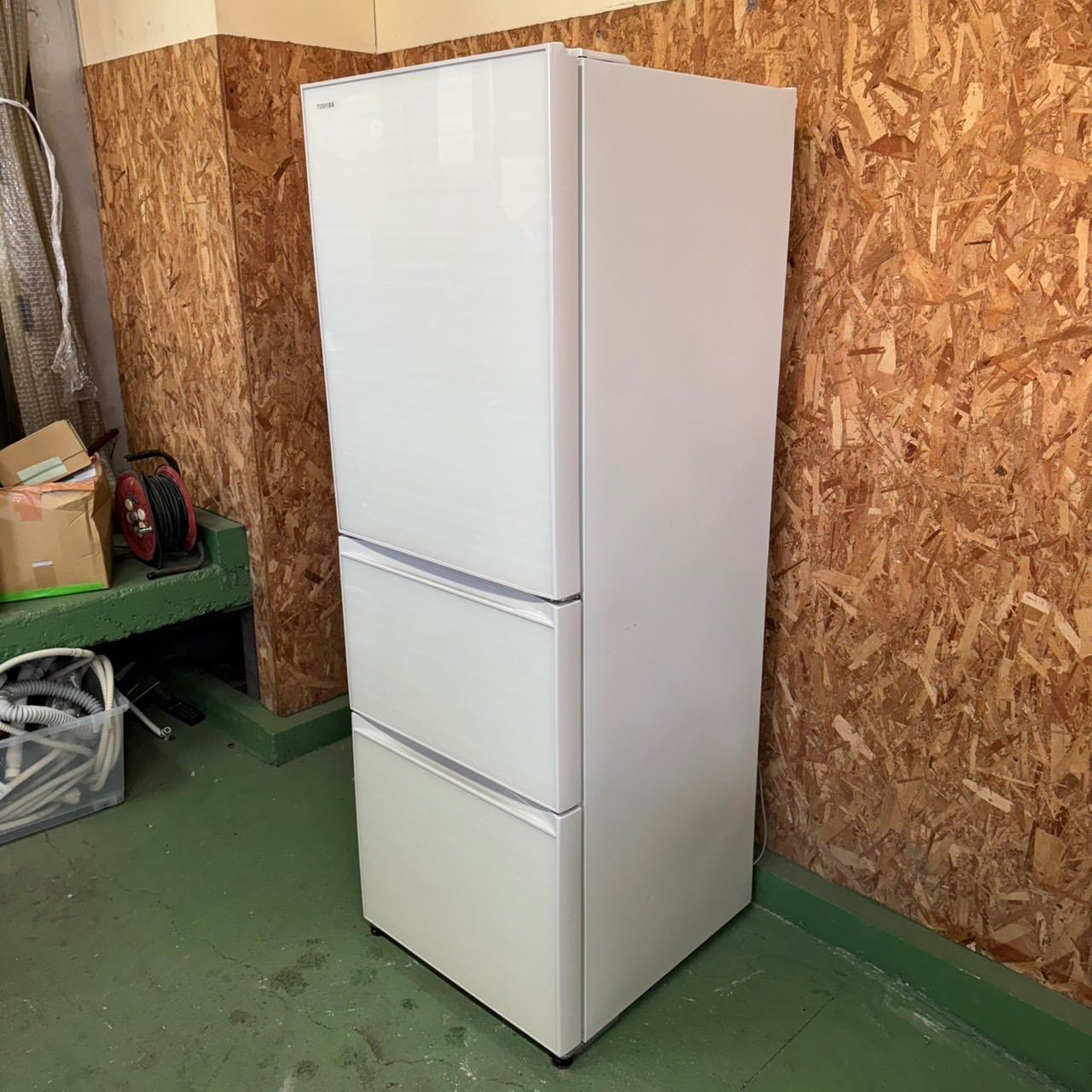 669 東芝　大型冷蔵庫　363L 自動製氷　300L強　家庭用　保証込み 291 送料設置無料 東芝 自動製氷機能付き大型冷蔵庫 363L 洗濯機 300L