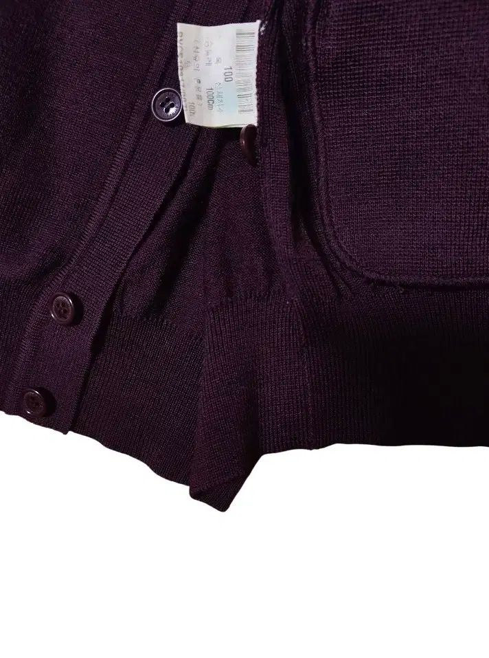 YVES SAINT LAURENT イヴ・サンローラン ウール カーディガン 100