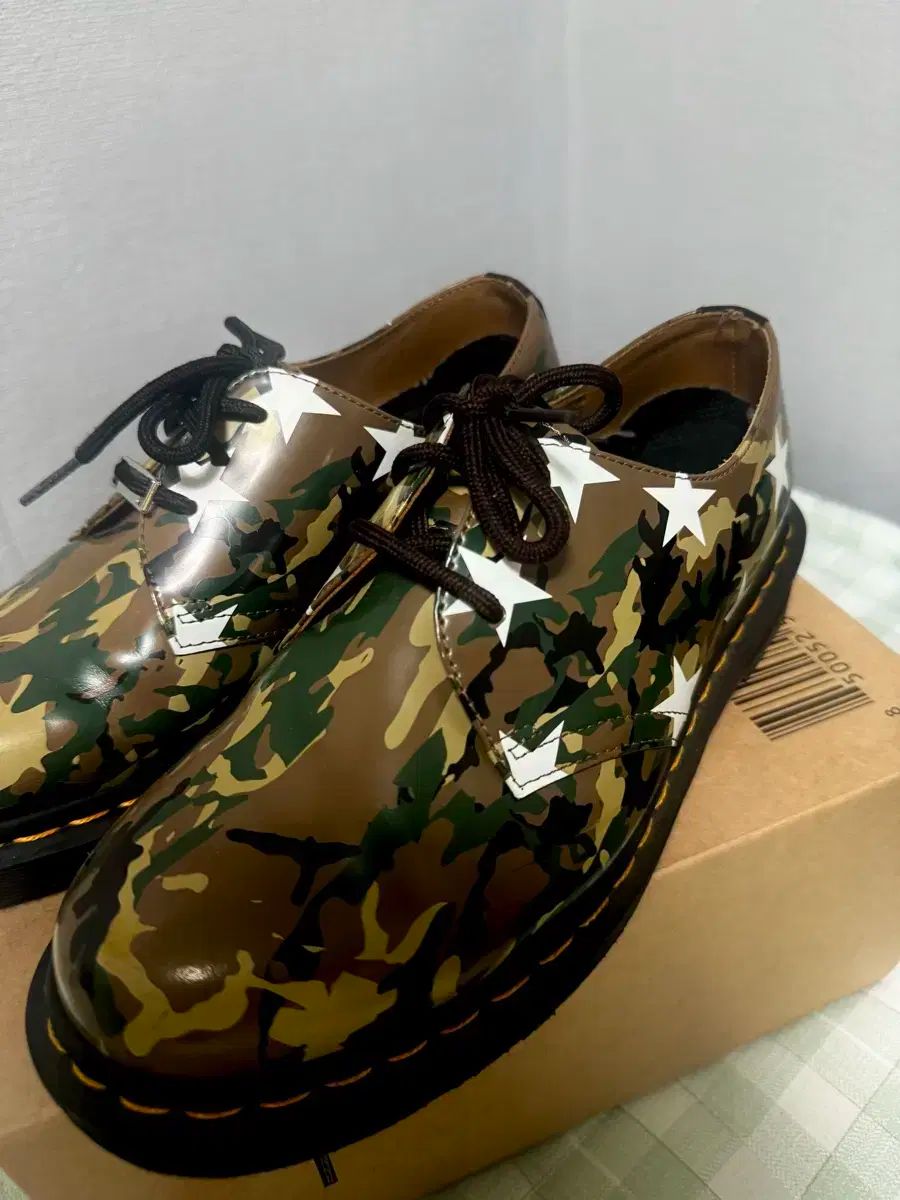 DR MARTENS ドクターマーチン 1461 カモフラ スター エンド x ソフネット コラボ ダービーシューズ