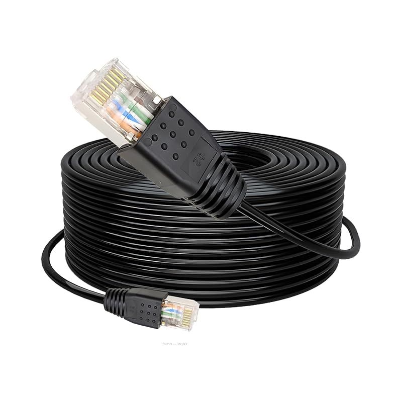 安心の日本企業 屋外対応 LANケーブル 30 m CAT 7準拠 10 Gbps対応 600 MHz 高耐久 防水 難燃 業務用LANケーブル ec 7 r hw 1本 0