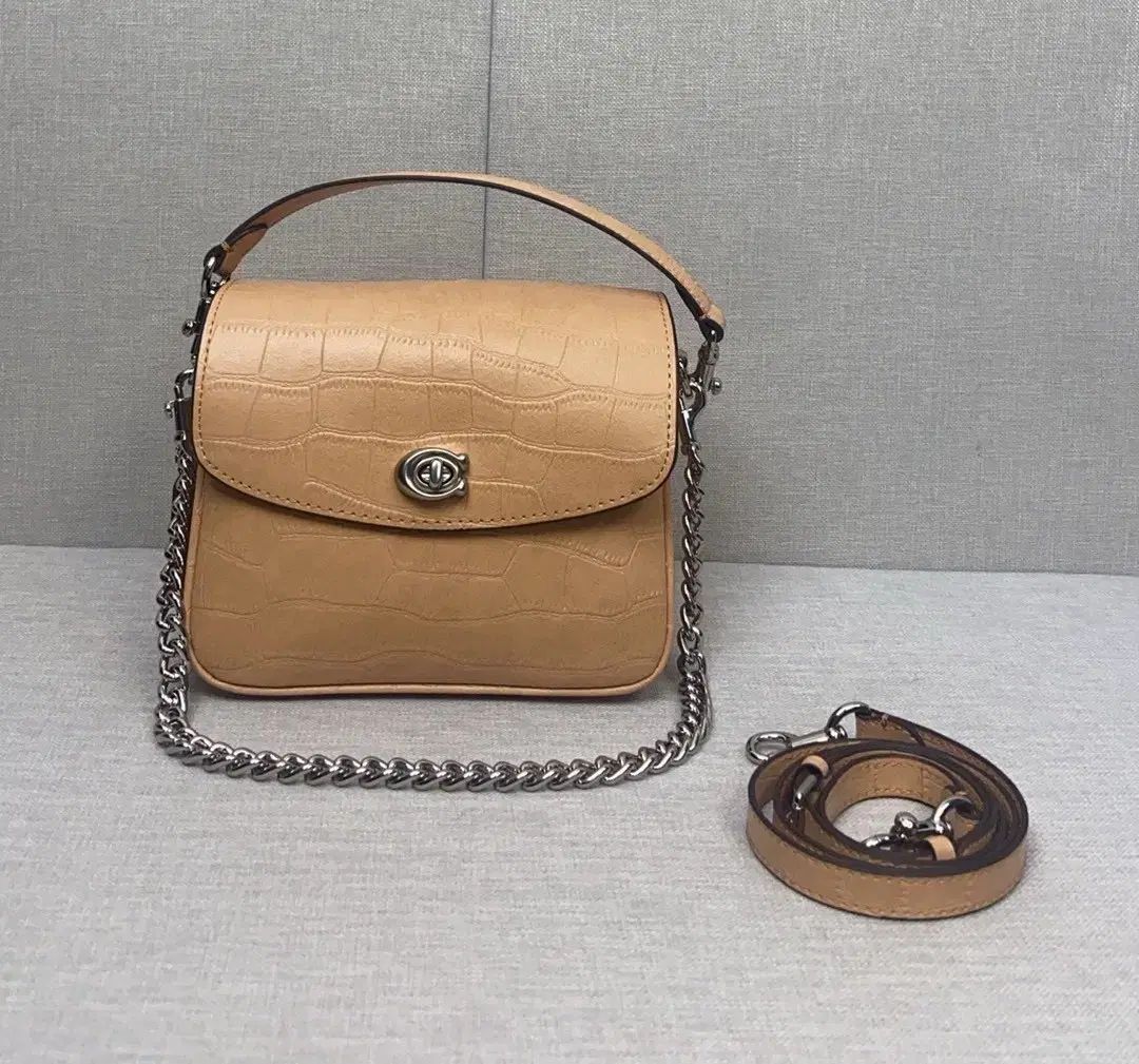 コーチCP 138 トゥー クロス キャメル ブルー