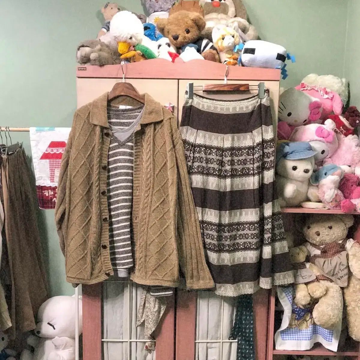 カモフラージュ柄の森のスープセット