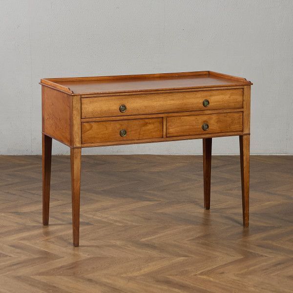 英国 クラシック コンソールテーブル マホガニー 引き出し ドロワー