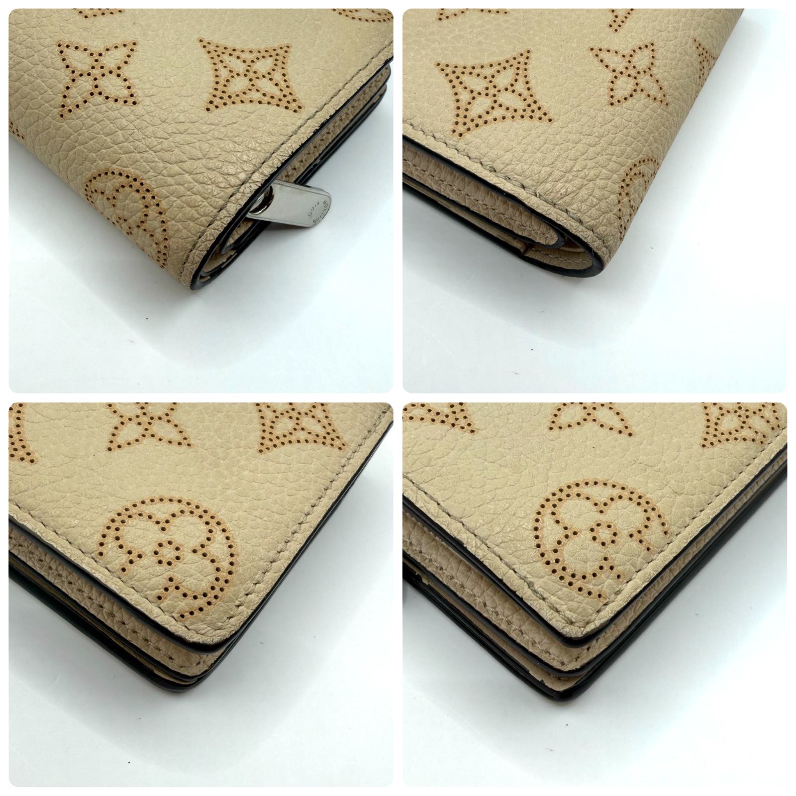 ルイヴィトン ポルトフォイユクレア マヒナ コキーユ 二つ折り財布