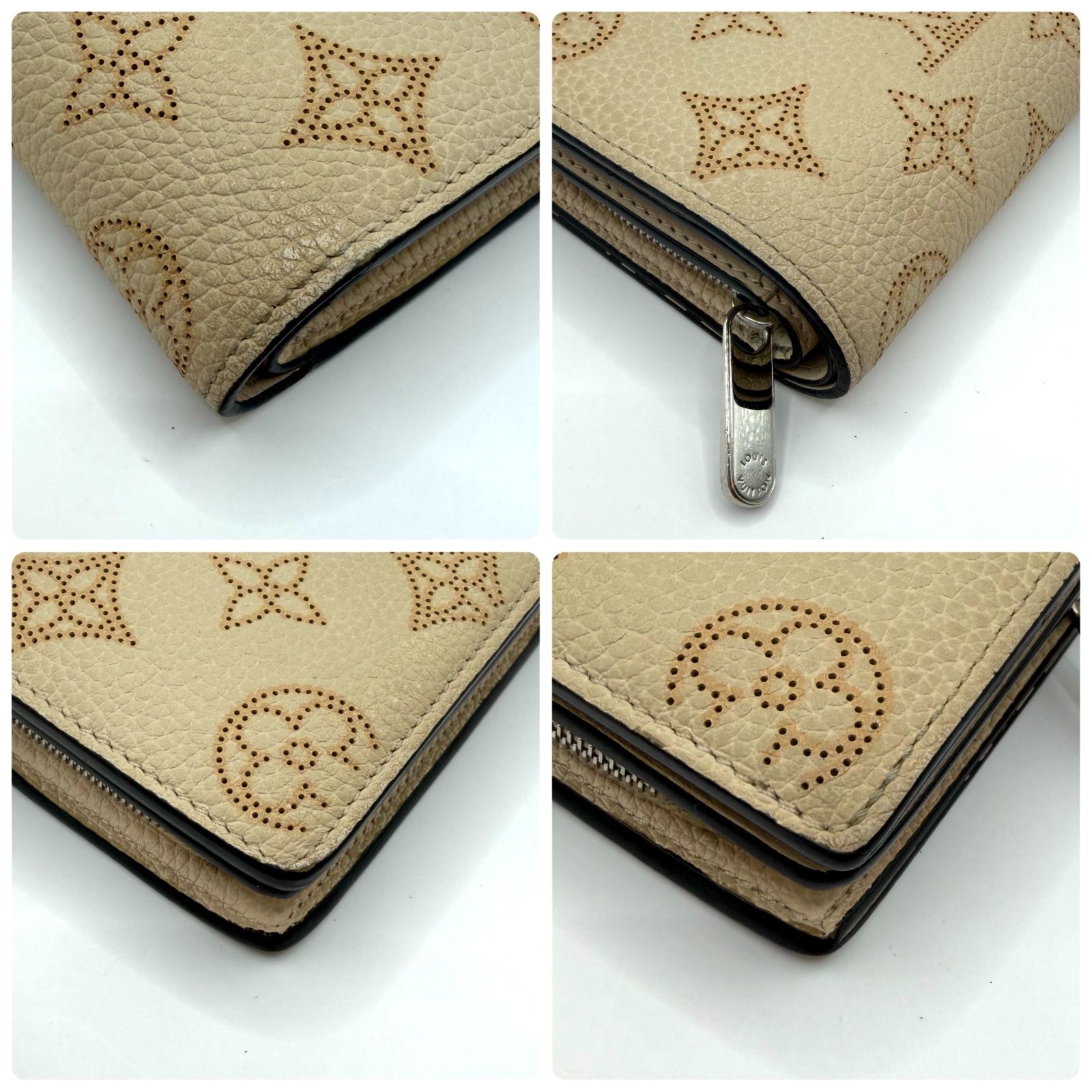 ルイヴィトン ポルトフォイユクレア マヒナ コキーユ 二つ折り財布