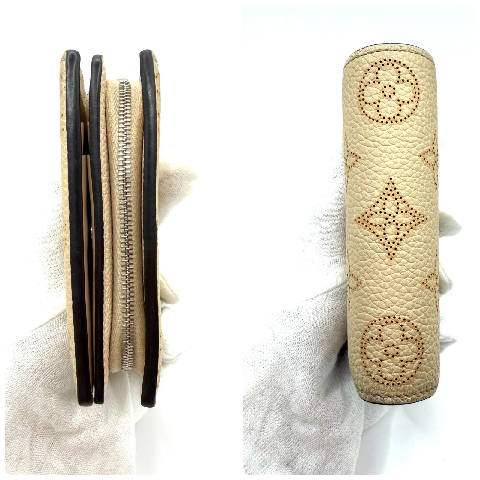 ルイヴィトン　ポルトフォイユクレア　コキーユ　超美品！！日本限定♪ ほぼ未使用 ルイヴィトン ポルトフォイユクレア マヒナ コキーユ 二つ折り財布