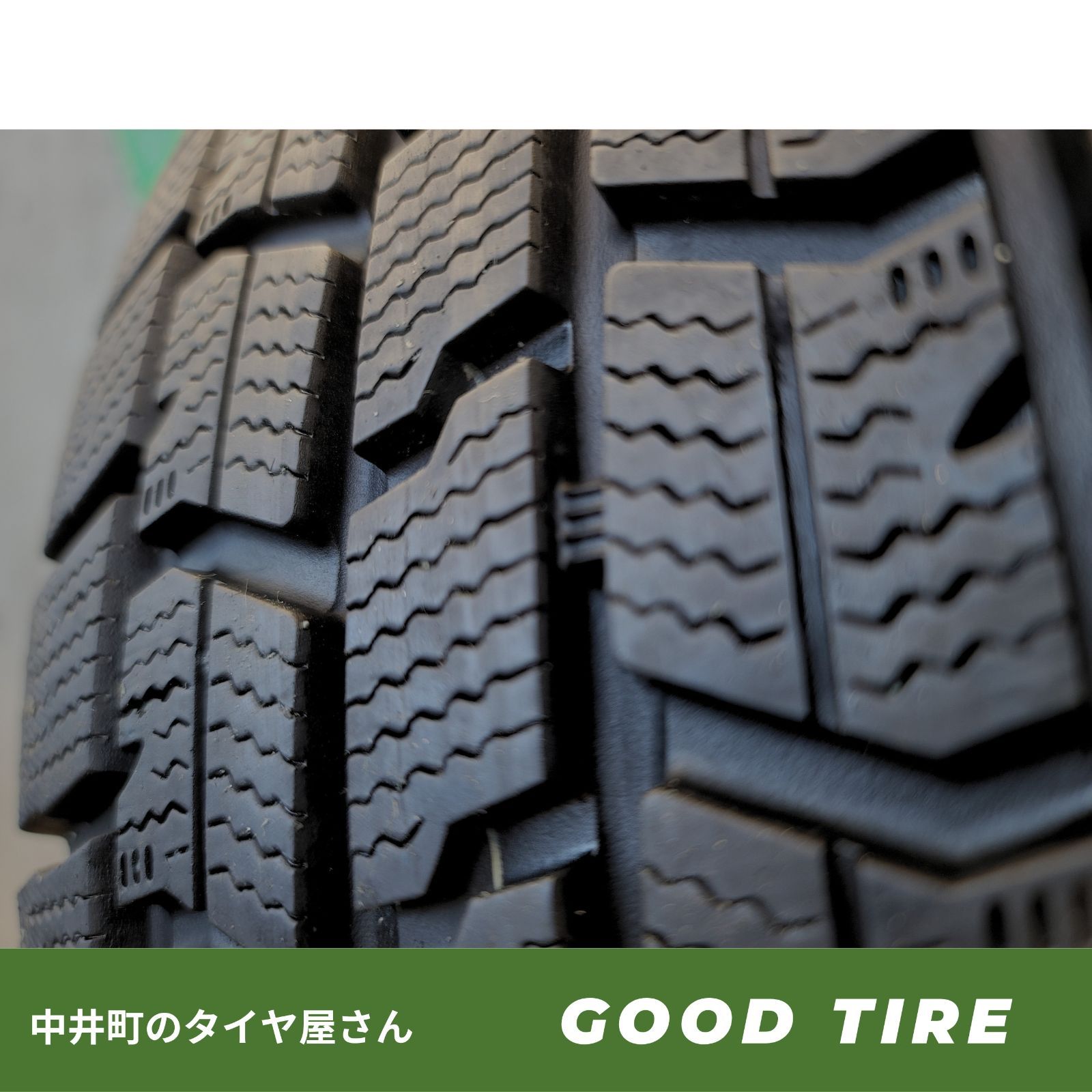 195/65R15 グッドイヤー ICENAVI7 2022年製 4本 冬用 8分山 中古タイヤ 