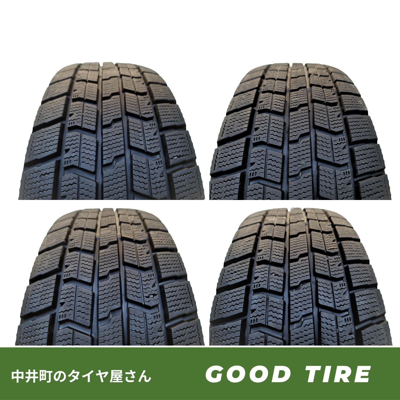 195/65R15 グッドイヤー ICENAVI7 2022年製 4本 冬用 8分山 中古タイヤ