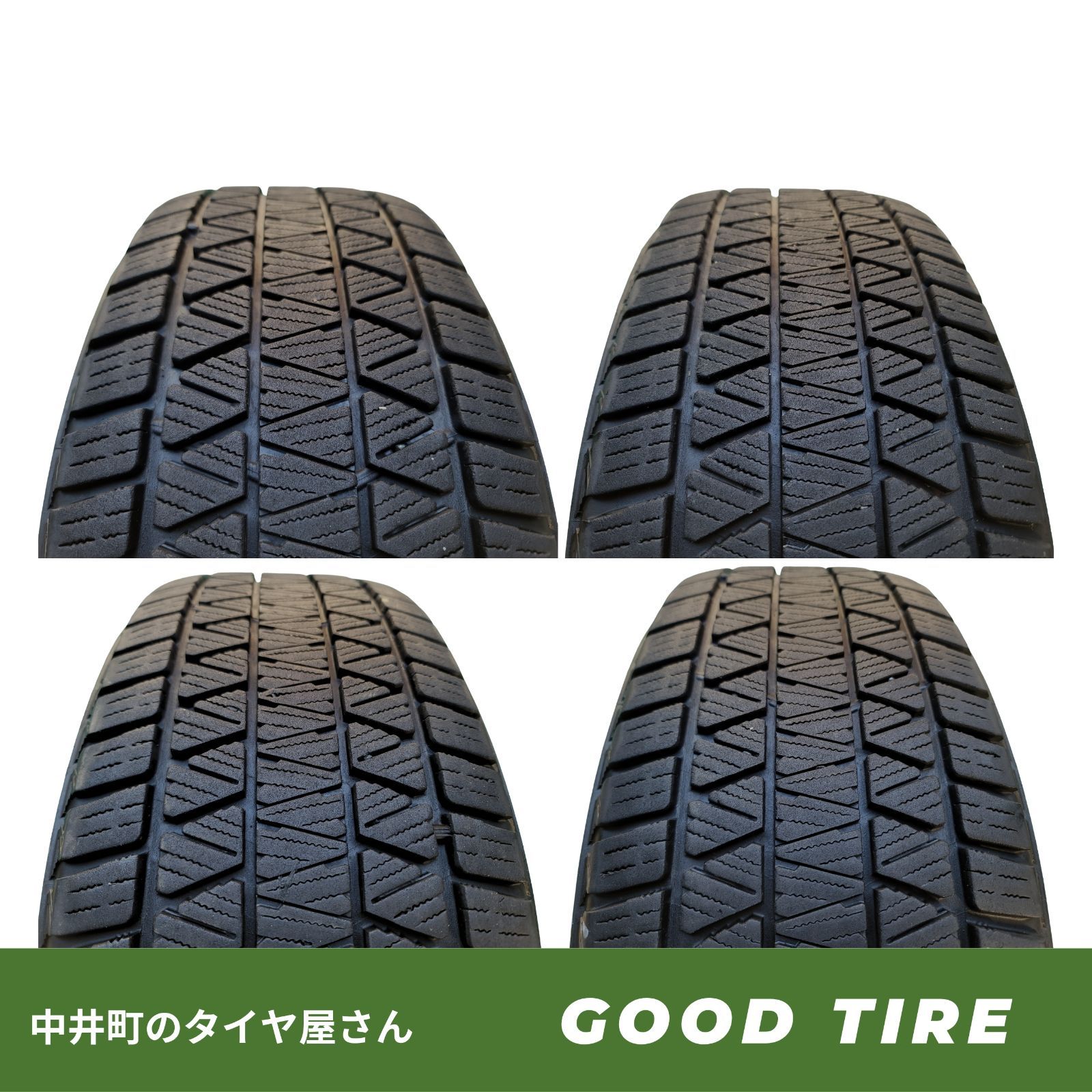225/60R17 ブリヂストン BLIZZAK DM-V3 2021年製 冬用 2本セット 8分山