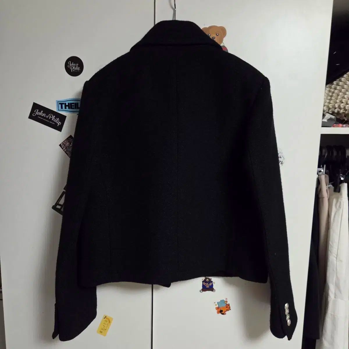 S Dunst ダンスト クラシック ツイード カラ ジャケット ミディ スカート