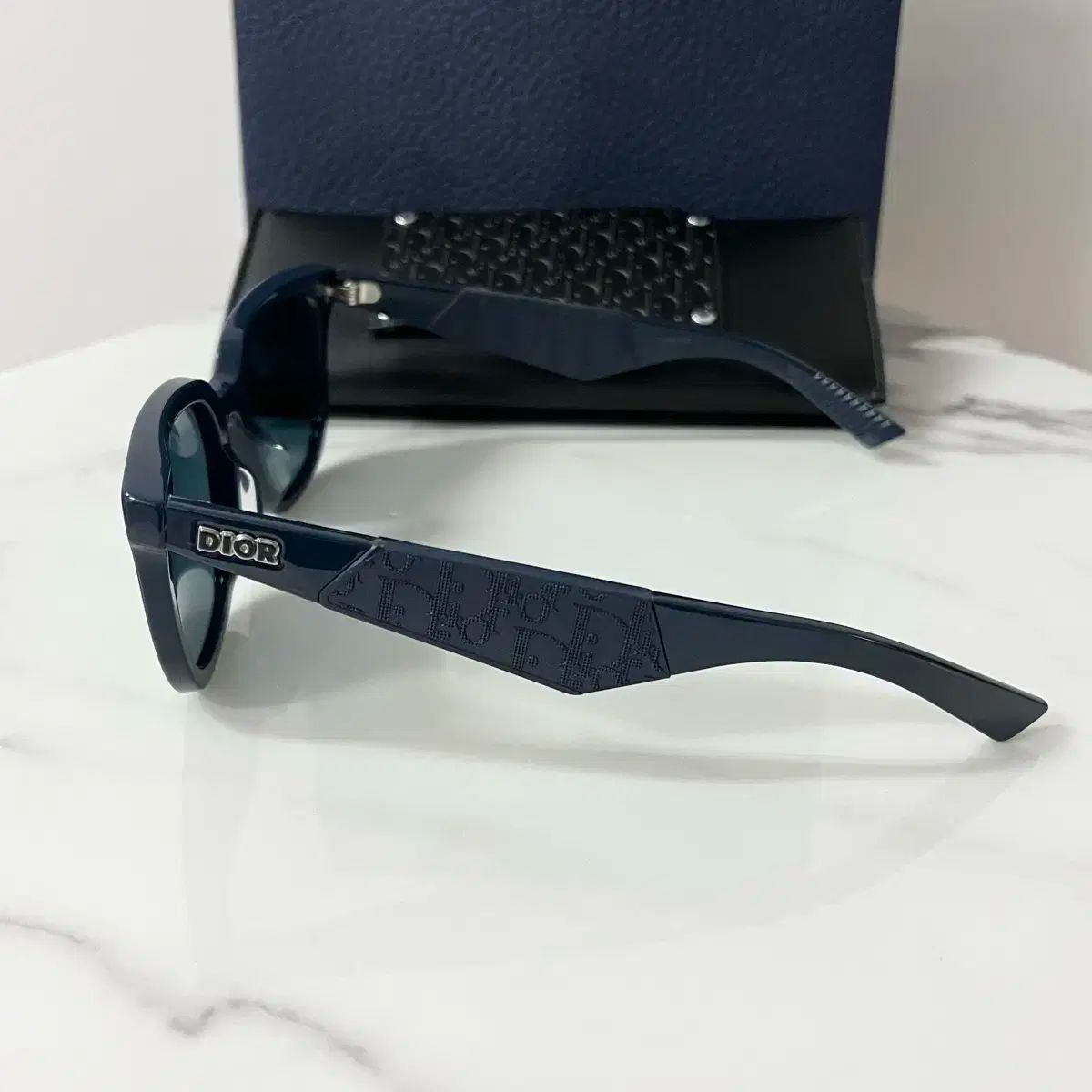 S+級/正規品 ディオール オブリーク ブルー サングラス - メルカリ