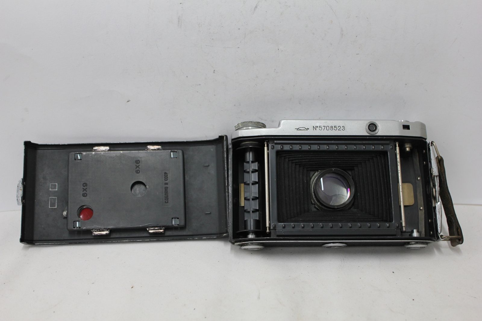 返品保証】 モスクワ-5 Momeht-25 10.5cm F3.5 ロシア製 蛇腹カメラ