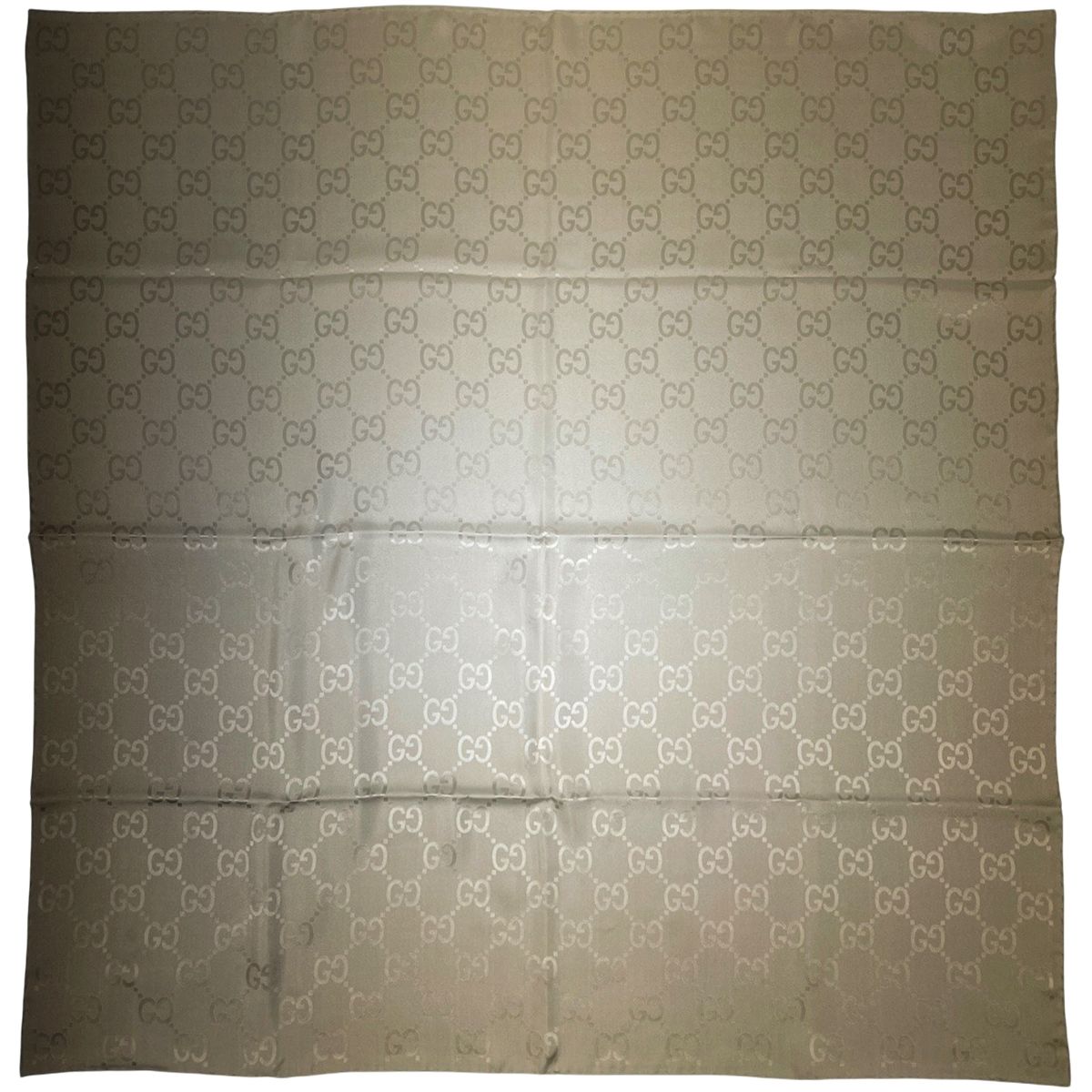 グッチ GUCCI GG柄 スカーフ 総柄 シルク ブラウン レディース