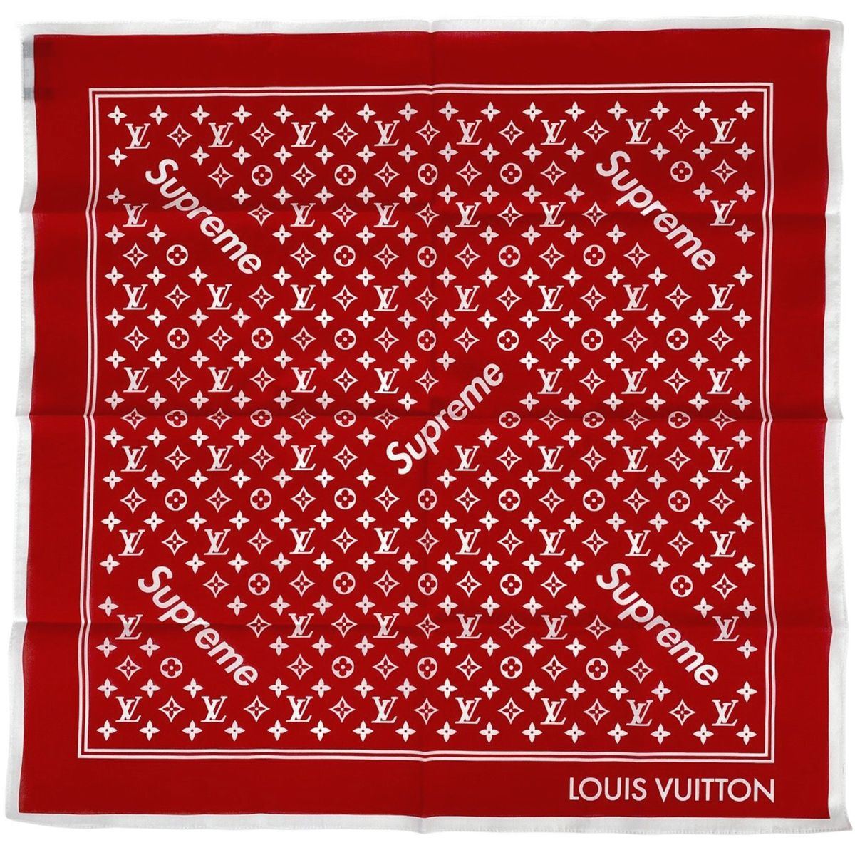 ルイ・ヴィトン Louis Vuitton モノグラム バンダナ シュプリーム