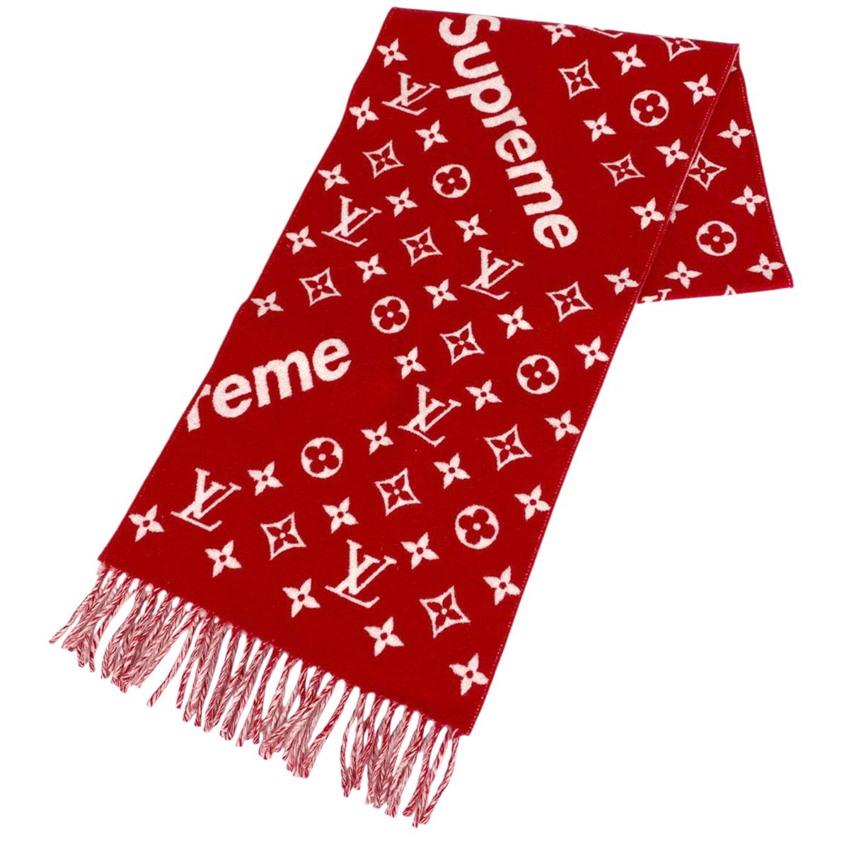 ルイ・ヴィトン Louis Vuitton モノグラム マフラー シュプリーム