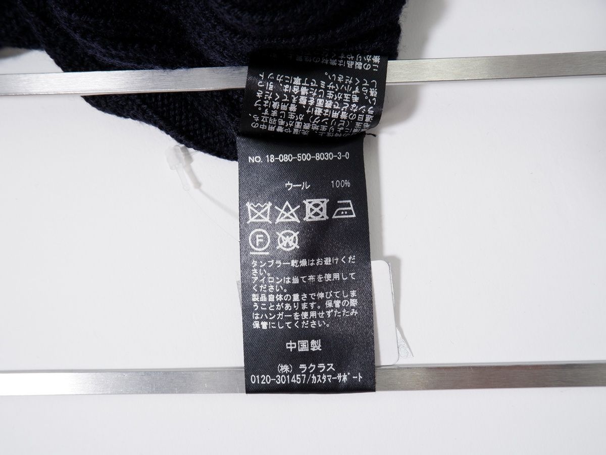 rib タートルネックプルオーバー