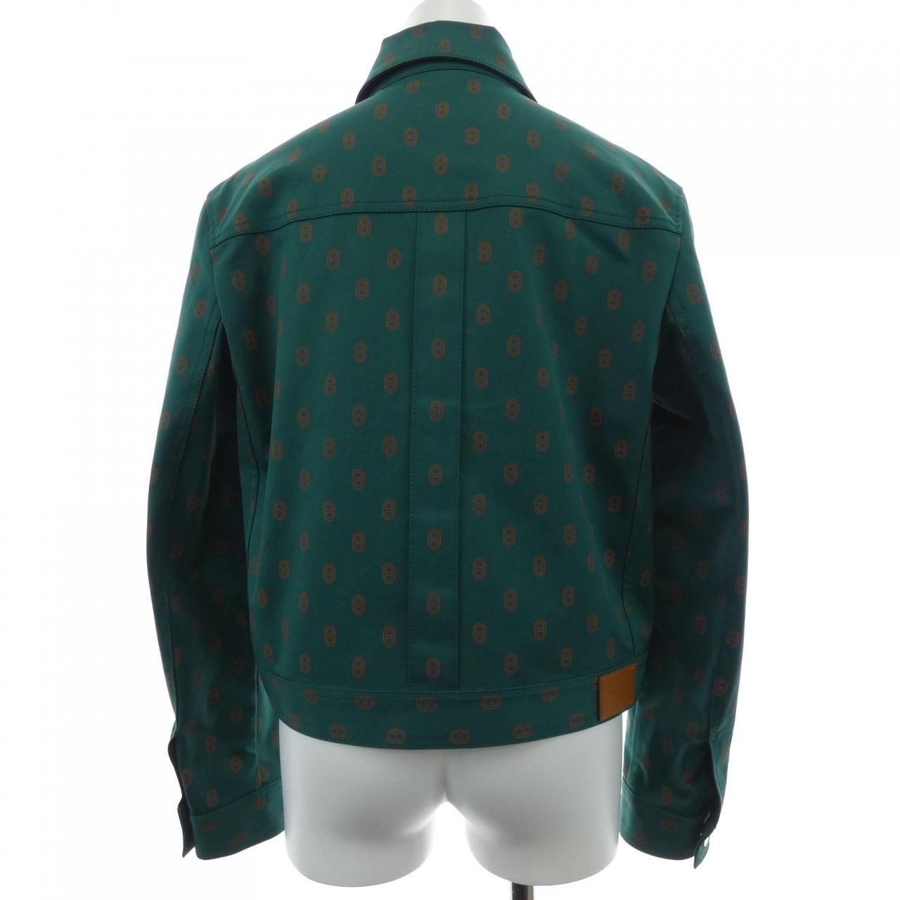 エルメス HERMES シェーヌ･ダンクル クルー･ド･セル ジャケット