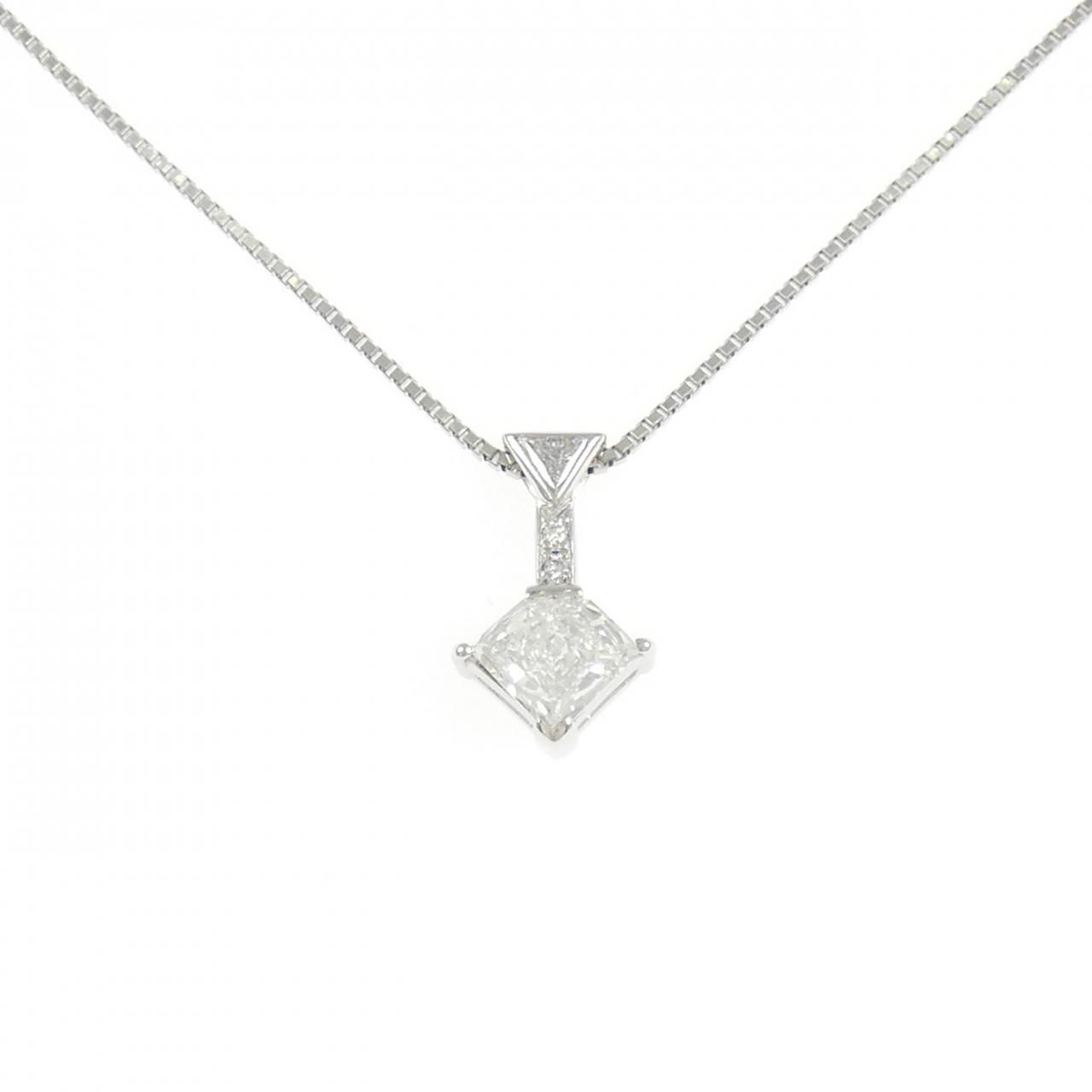 PT900/PT850 ダイヤモンド ネックレス 1.038CT - メルカリ