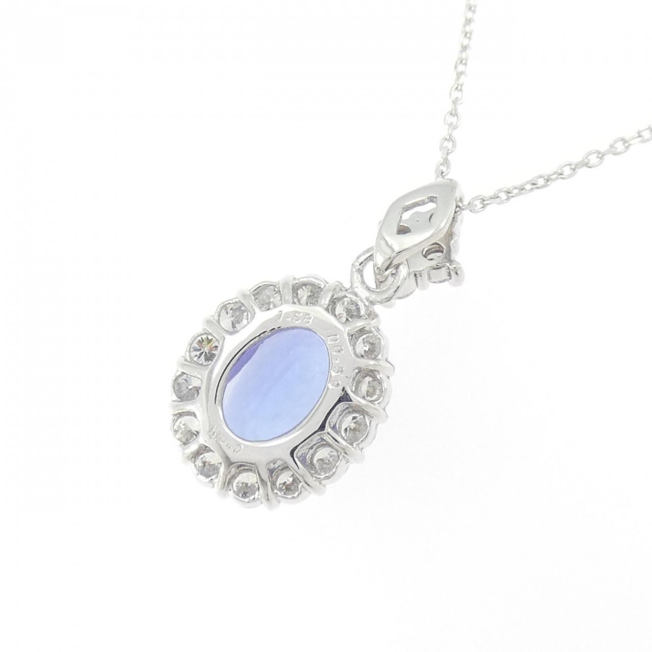 K18WG タンザナイト ネックレス 1.58CT - メルカリ 【JC1-3059】K18WG