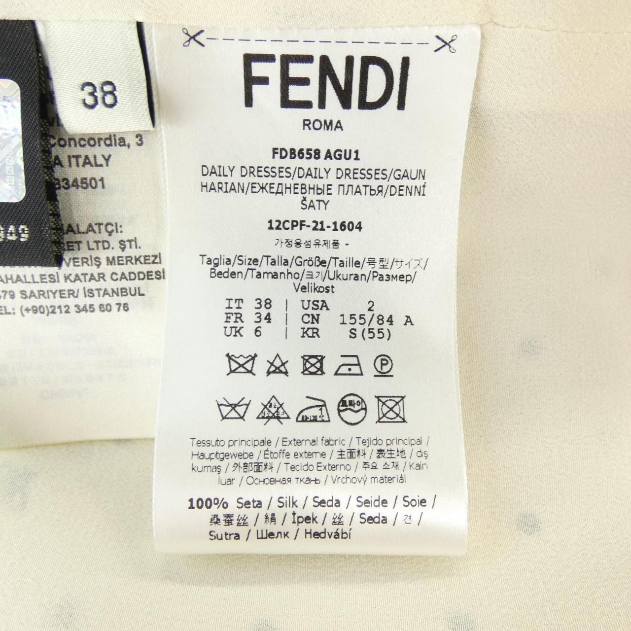  フェンディ FENDI カリグラフィ FDB 658 AGU 1 ワンピース その他 ワンピース