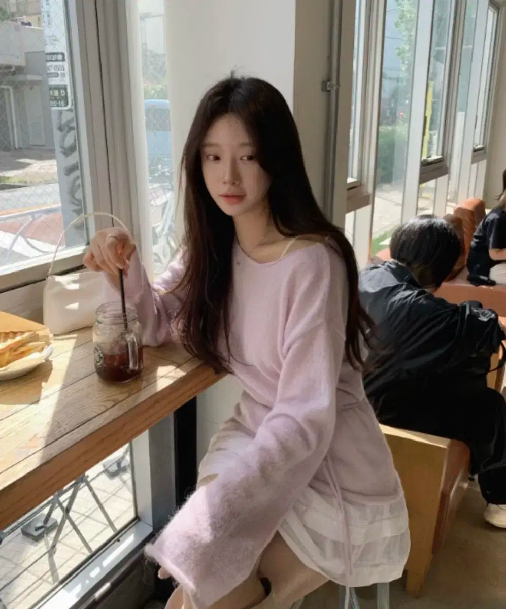 リズ ベル ハーフ ニット ラベンダー leeds bell half knit