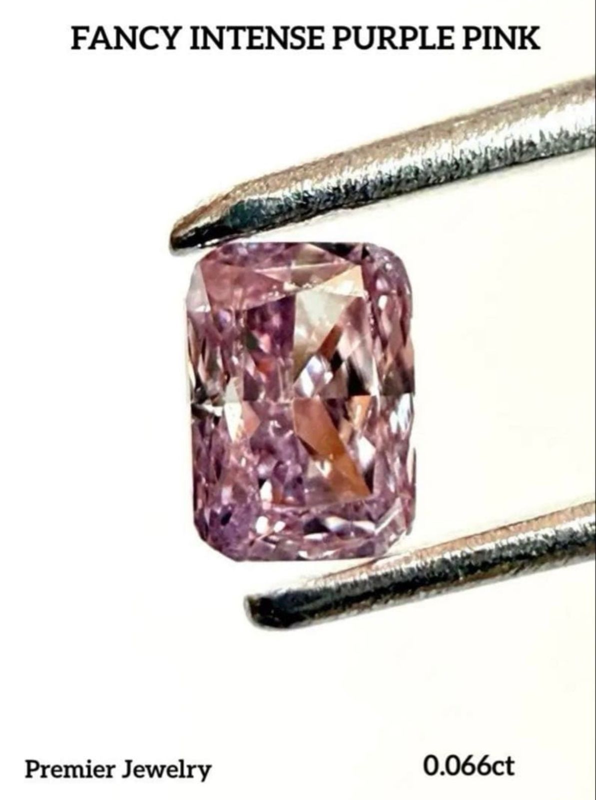 天然ピンクダイヤモンド FANCY INTENSE PURPLE PINK - メルカリ