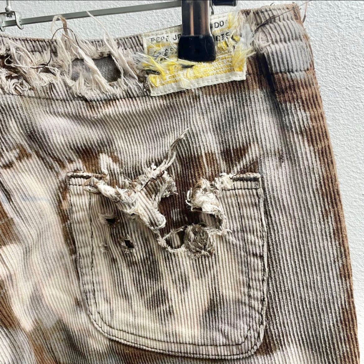 コーデュロイパンツ ローライズ