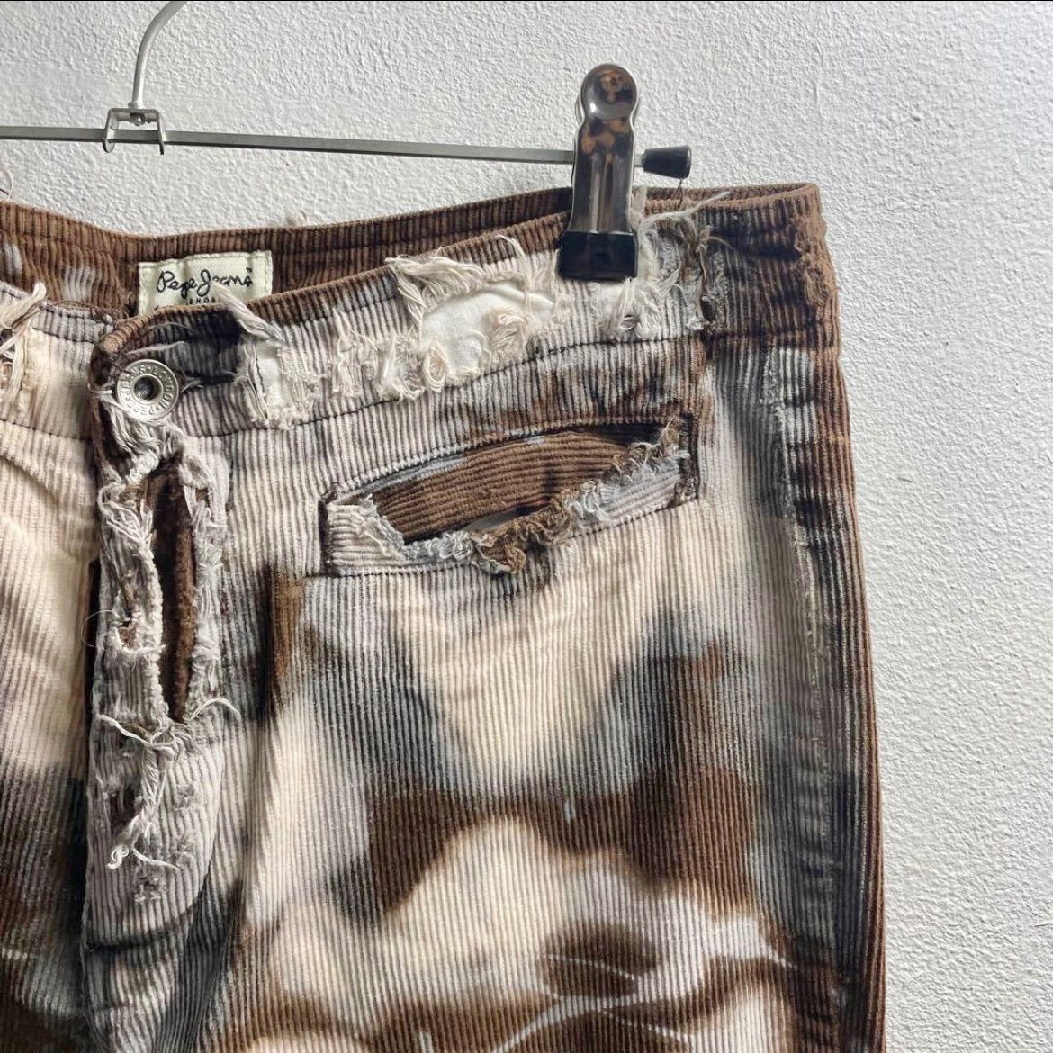 コーデュロイパンツ ローライズ