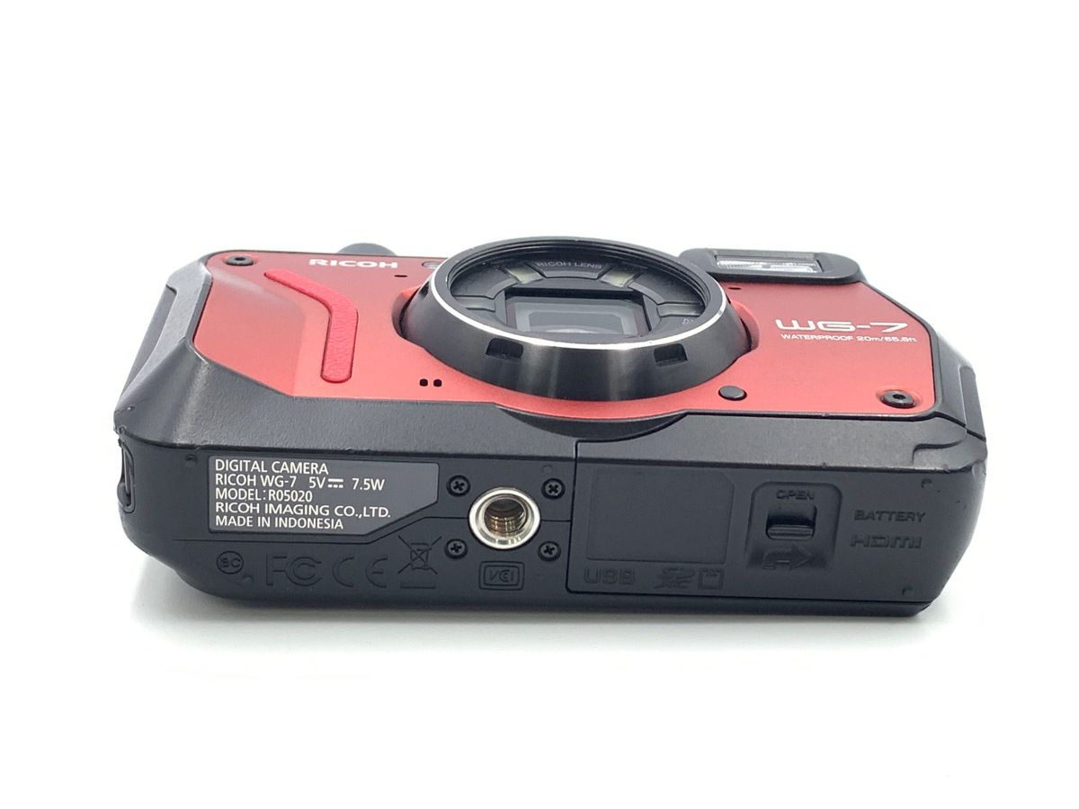 【新品未使用】RICOH WG-7 レッド コンパクトデジタルカメラ RICOH WG WG-7 レッド（リコー コンパクトデジタルカメラ 防水 防塵 耐