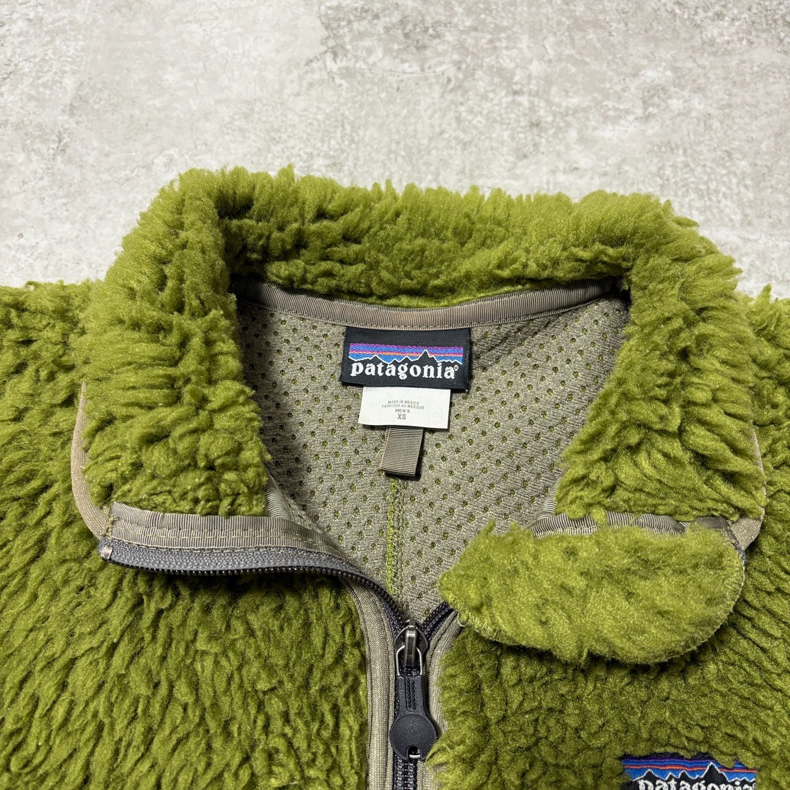 00s MEXICO製 patagonia classic Retro Cardigan 【green】XS
