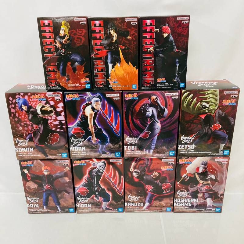 未開封 ナルト 暁 11体 プライズ フィギュア まとめ セット VIBRATION