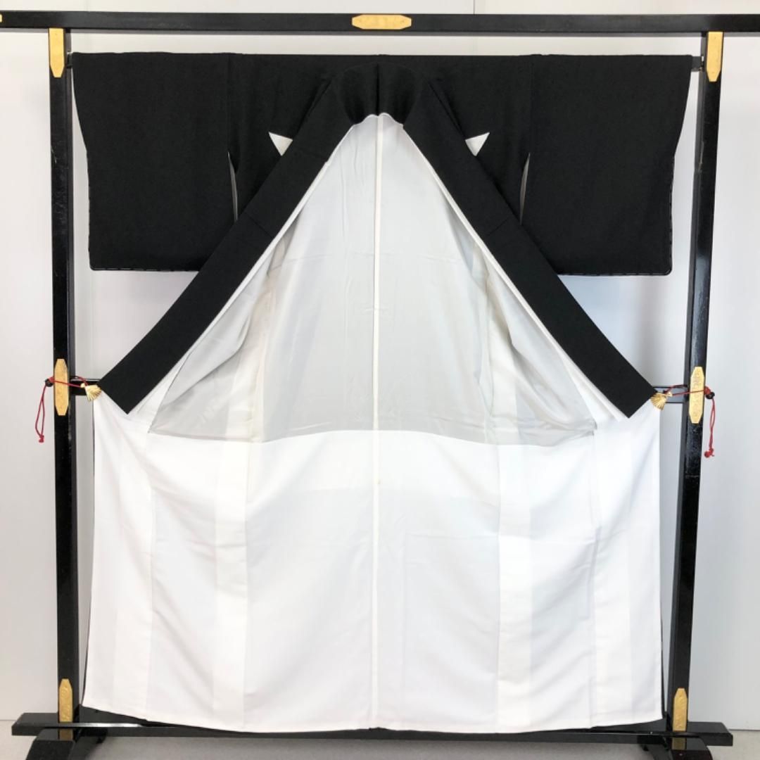 黒留袖 作家物 嵐月華 蝶々に花模様 梅 牡丹 K-5532