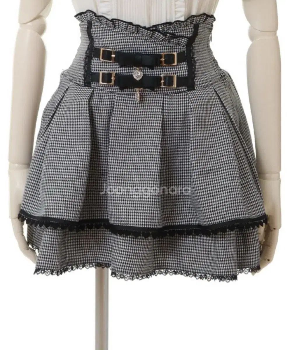 タグx LIZ LISA 2連ベル スカート 千鳥 チェック - メルカリ